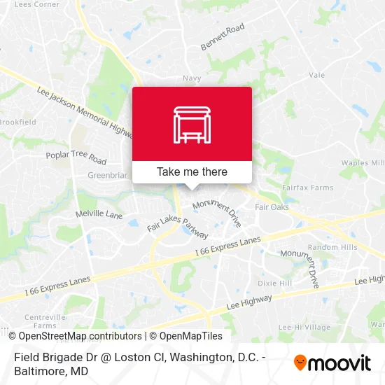 Field Brigade Dr @ Loston Cl map