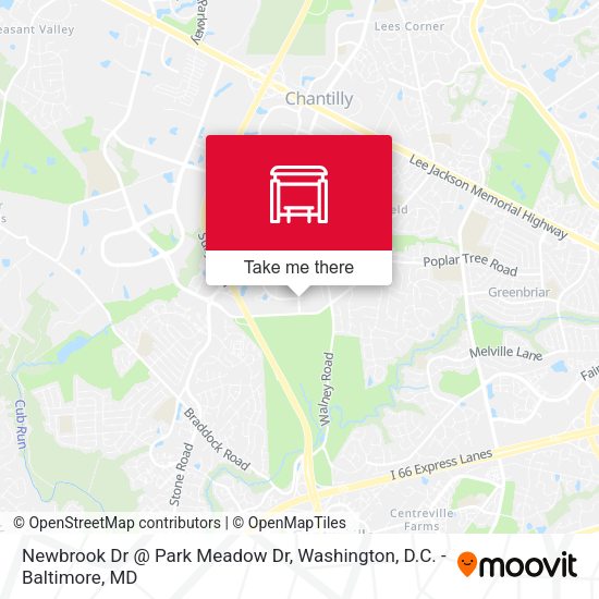 Newbrook Dr @ Park Meadow Dr map