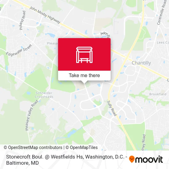 Stonecroft Boul. @ Westfields Hs map