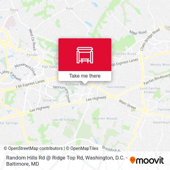 Random Hills Rd @ Ridge Top Rd map