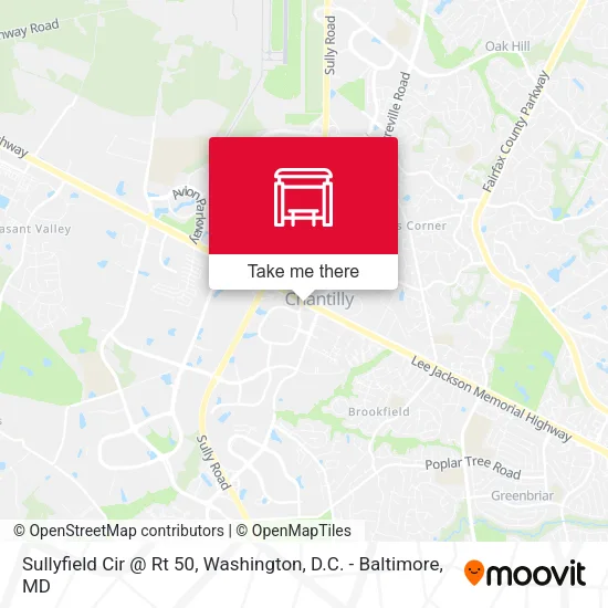 Mapa de Sullyfield Cir @ Rt 50