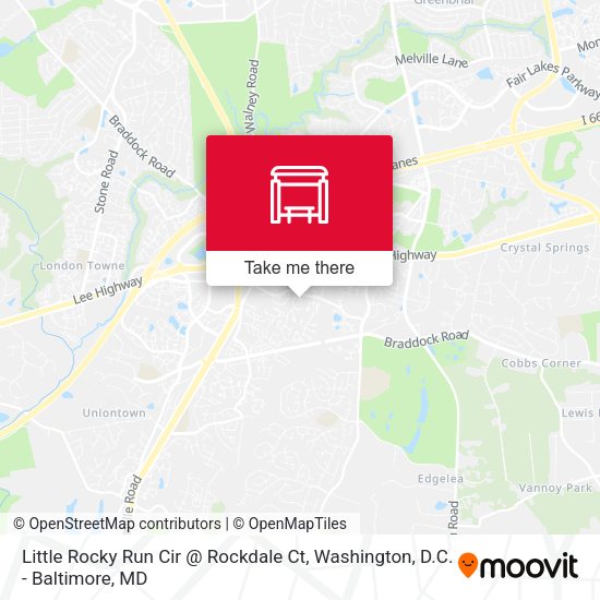 Little Rocky Run Cir @ Rockdale Ct map