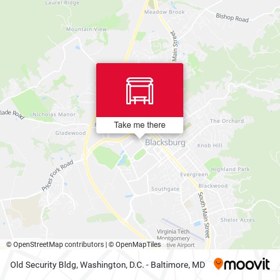 Old Security Bldg map
