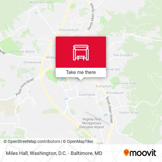 Mapa de Miles Hall