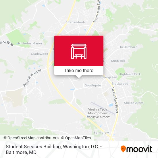 Student Services Building map