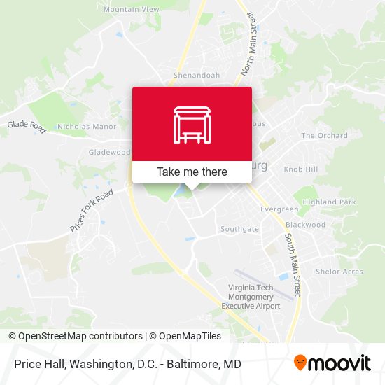 Mapa de Price Hall