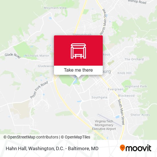 Hahn Hall map