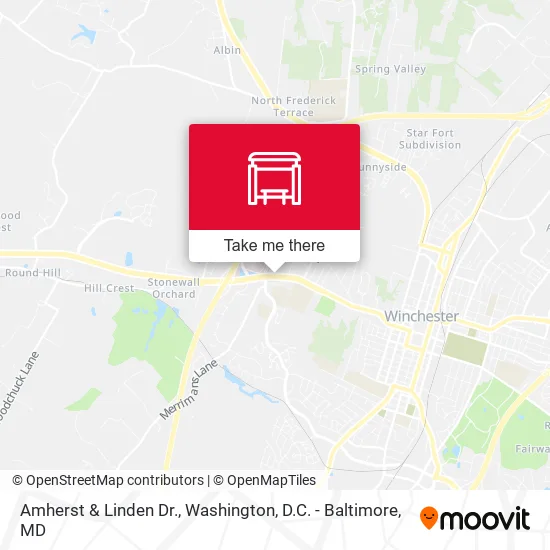 Amherst & Linden Dr. map