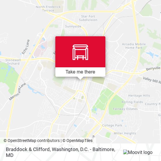Mapa de Braddock & Clifford