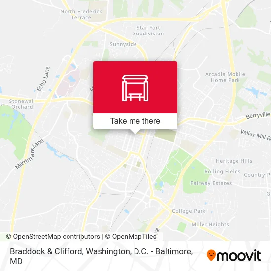 Braddock & Clifford map