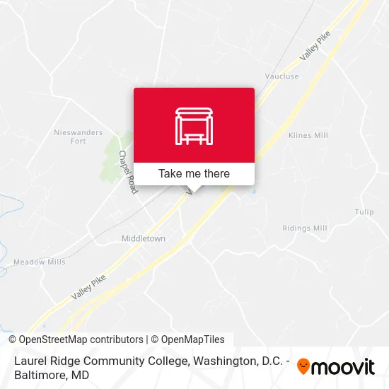 Laurel Ridge Community College map