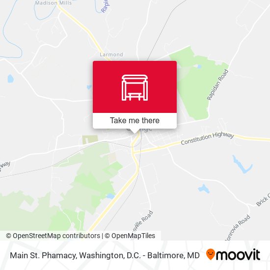 Main St. Phamacy map