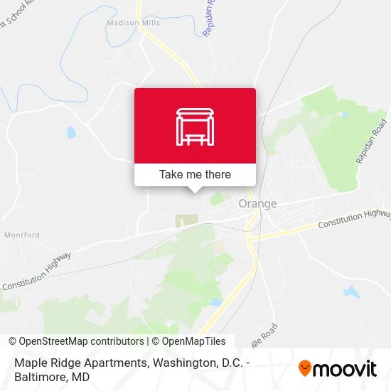 Maple Ridge Apartments map