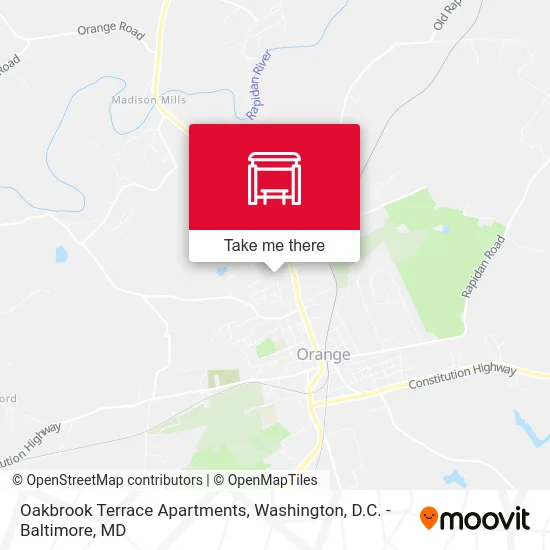 Oakbrook Terrace Apartments map