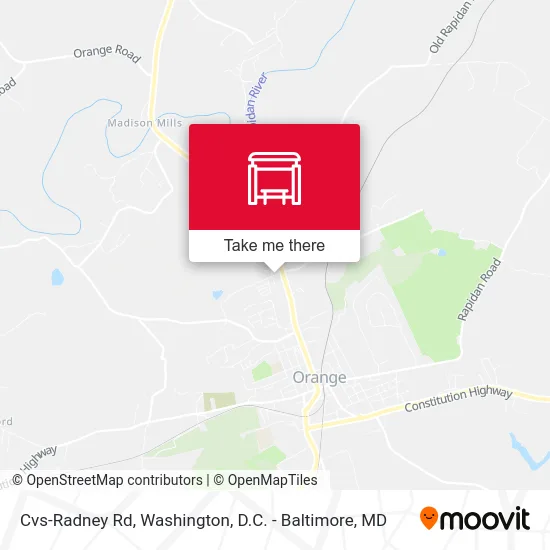 Cvs-Radney Rd map