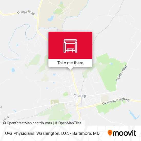 Uva Physicians map