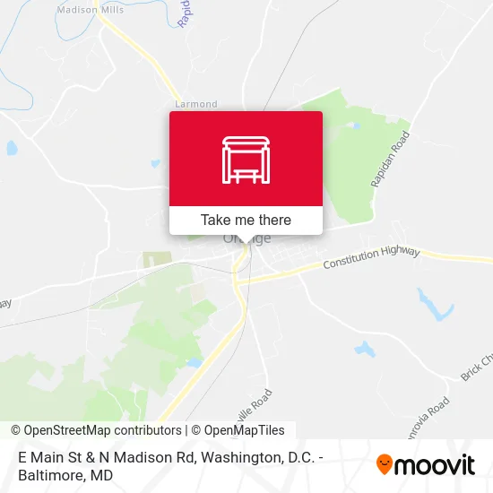 E Main St & N Madison Rd map