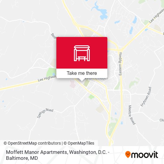 Mapa de Moffett Manor Apartments