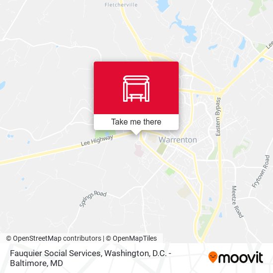 Mapa de Fauquier Social Services
