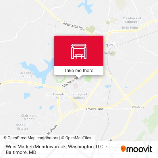 Weis Market/Meadowbrook map