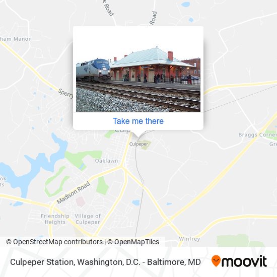 Mapa de Culpeper Station