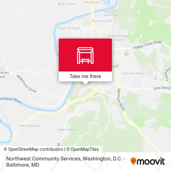 Northwest Community Services map