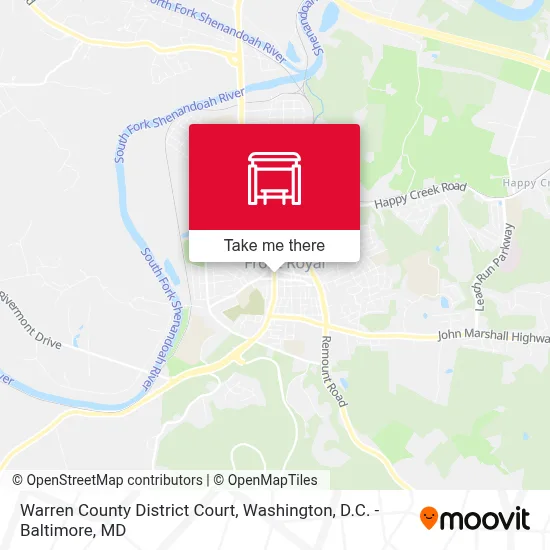 Warren County District Court map