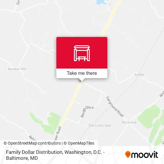 Family Dollar Distribution map