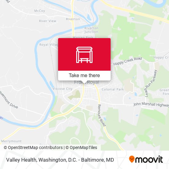Valley Health map