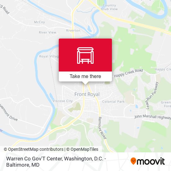 Mapa de Warren Co Gov'T Center