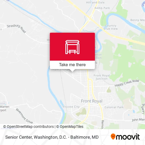 Senior Center map