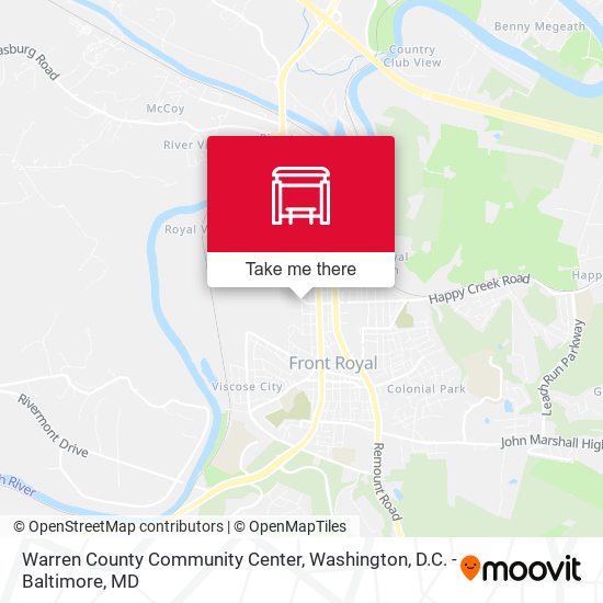 Mapa de Warren County Community Center