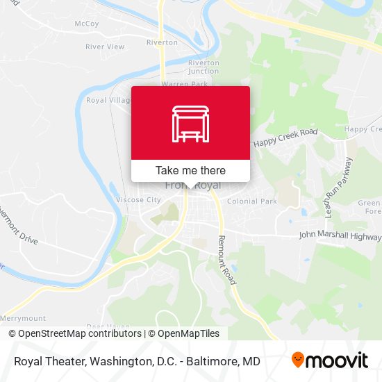 Royal Theater map