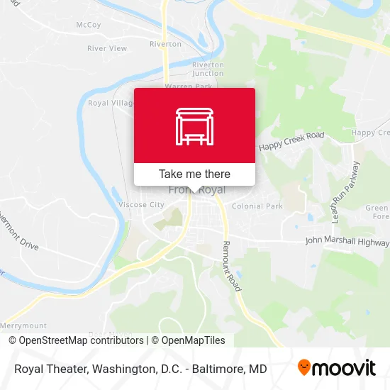 Royal Theater map