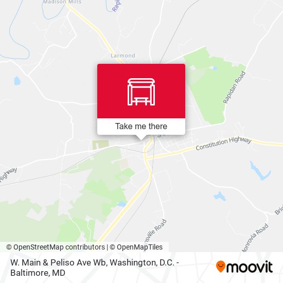 Mapa de W. Main & Peliso Ave Wb