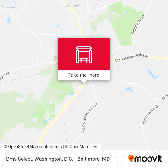 Dmv Select map