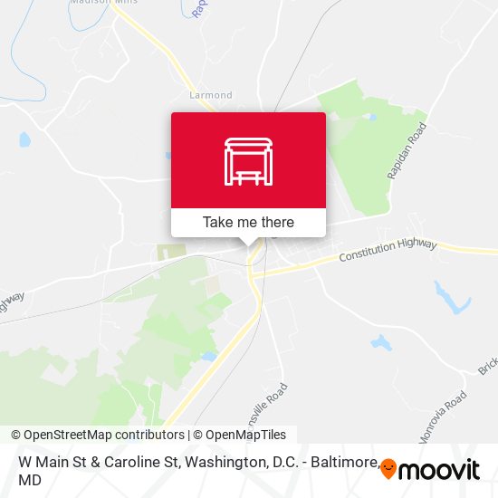 Mapa de W Main St & Caroline St