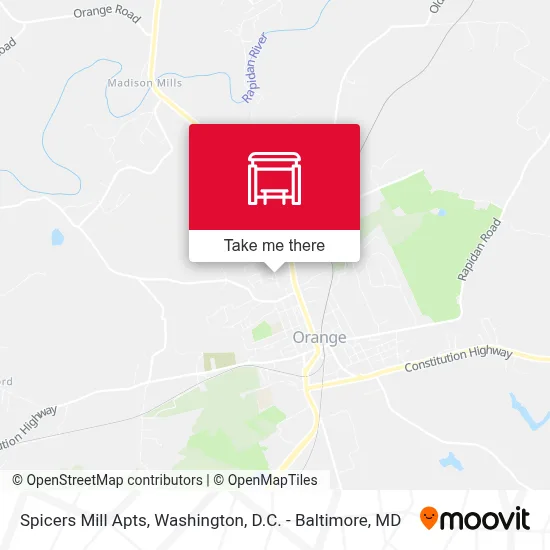 Spicers Mill Apts map