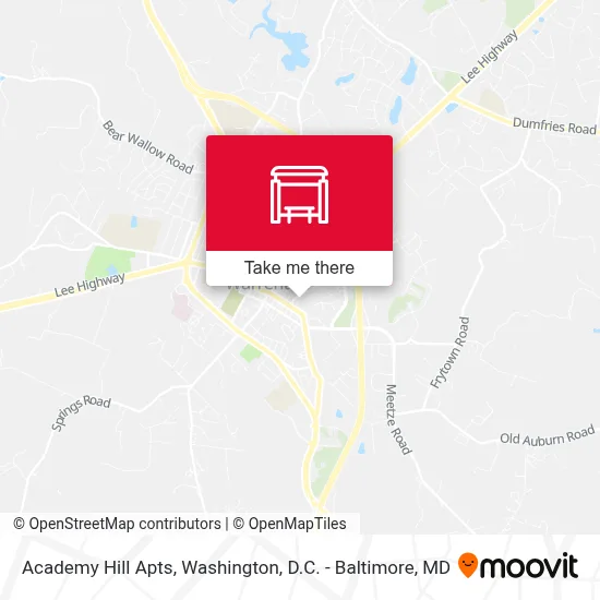 Academy Hill Apts map