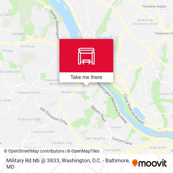 Military Rd Nb @ 3833 map