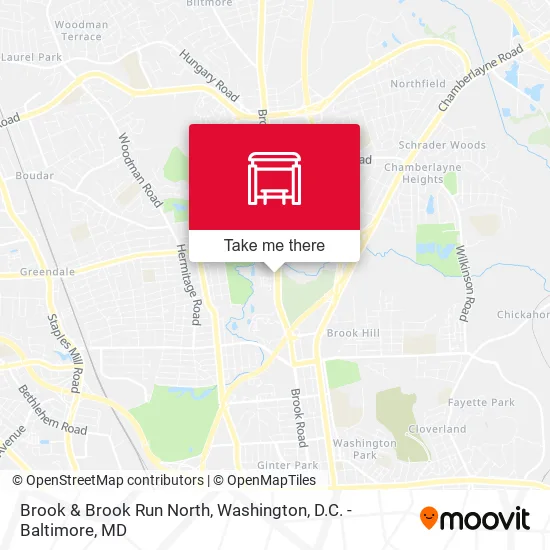 Brook & Brook Run North map