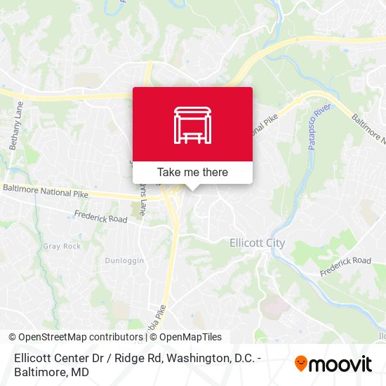 Mapa de Ellicott Center Dr / Ridge Rd