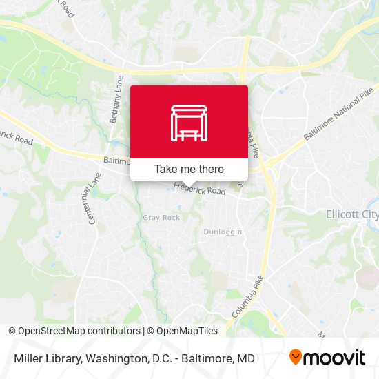 Miller Library map