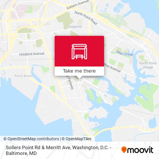 Mapa de Sollers Point Rd & Merritt Ave