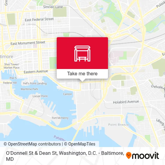 Mapa de O'Donnell St & Dean St