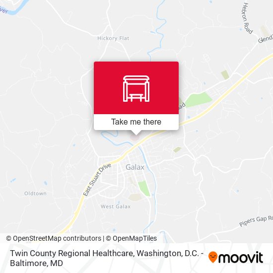 Mapa de Twin County Regional Healthcare