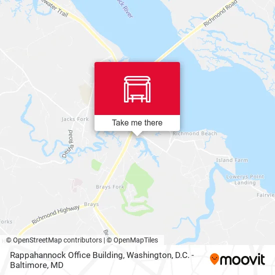 Rappahannock Office Building map
