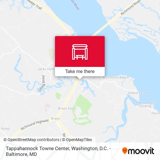 Tappahannock Towne Center map