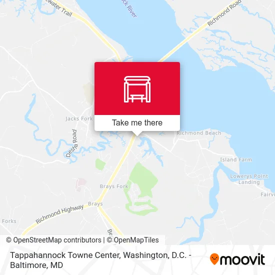 Tappahannock Towne Center map
