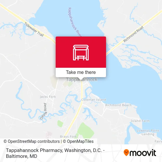 Tappahannock Pharmacy map